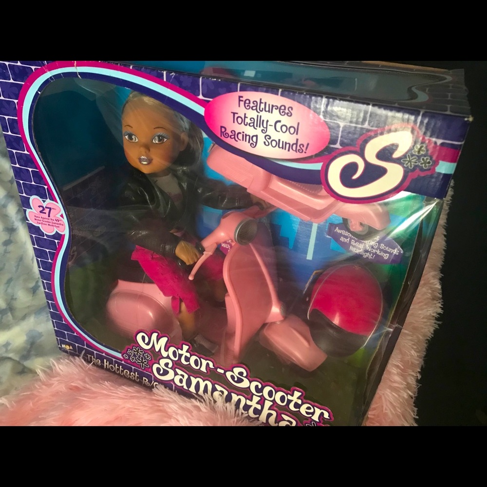 Motor Scooter Samantha Motorized Doll- Ethnic